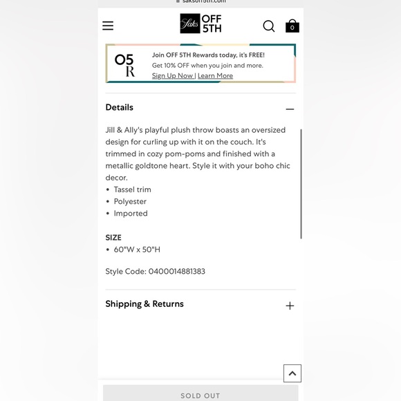 Jill💖Ally Pom Pom blanket - Picture 8 of 8